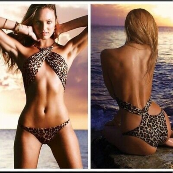 Victoria's Secret Other - VS 🐆 print monokini swim suit